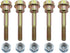 ?Set of 5? 580790401 Snow Throwers Shear Bolts and Nuts fits for Husqvarna 539976978, 595086601 AYP 588077502 2 Stage Snow Blowers 570XP 575XP...