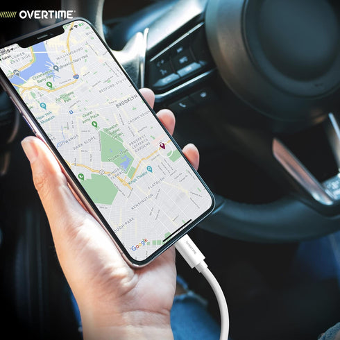 Overtime iPhone Lightning Cable, MFI Certified, Portable & Smart USB-A to Lightning Charging Cable, Fast Apple Charging Cord, 10ft iPhone Charger ...