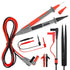 KAIWEETS Multimeter Test Lead Set for Electrical Testing, Soft Silicone Test Leads Kit for Fluke/AstroAI/INNOVA Multimeter Electronic Clamp Meter ...