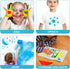 24 Pieces Colorful Shape Tracing Stencils Painting Shape Stencils PET Learning Shape Templates Geometric Stencils Templates Kids Drawing Templates...
