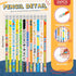 Sabary 48 Pcs Back to School Pencils Silicone Bracelets Set Back to School Party Favor for Kids First Day of School Bulk Pencils Bracelets Gifts f...