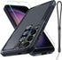 for Samsung Galaxy S24 Plus Case, Full Body Heavy Duty Rugged Shockproof Protective Phone Cover with Lanyard Strap, Tempered Glass Screen Protecto...