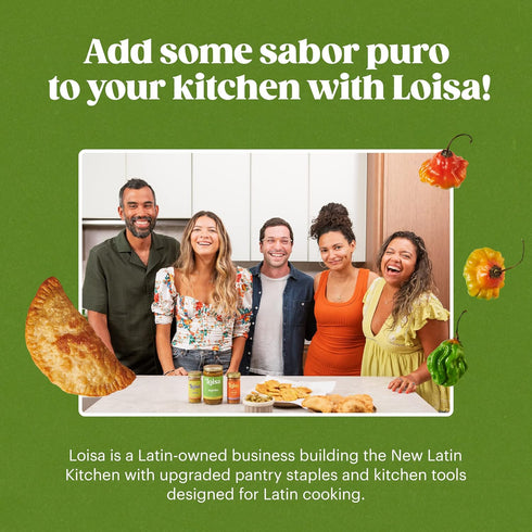 Loisa Adobo Seasoning, USDA Organic, Non-GMO, No-MSG, No Preservatives, No Artificial Coloring, No Artificial Flavors, 2.9oz, Pack of 1 (Adobo)...