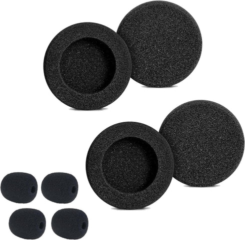 Ear Cushions for Jabra Headset Foam Replacement Ear Pads Compatible with Jabra Biz 1500 1900 2300 2400 GN2000 GN2100 GN2025 GN9120 GN9125 PRO 920 ...