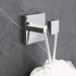 Nolimas Bath Towel Hook SUS 304 Stainless Steel Square Clothes Towel Coat Robe Hook Cabinet Closet Door Sponges Hanger for Bath Kitchen Garage Hea...