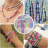 EMUFOOK Friendship Bracelet Kit with Clay Beads for Jewelry Making - Crafts Kit for Girls Ages 8-12...