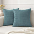 MIULEE Pack of 2 Corduroy Decorative Throw Pillow Covers 20x20 Inch Soft Boho Striped Pillow Covers Modern Farmhouse Home Decor for Spring Sofa Li...