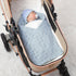 mimixiong Toddler Blankets Knitted Cellular Baby Blankets for Boys and Girls Blue 40x30 Inch...