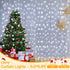 Ollny Curtain Lights 6.6x6.6ft, 200 LED White String Lights with Remote 8 Modes Dimmable Timer, USB Power Fairy Light for Bedroom Backdrop Indoor ...