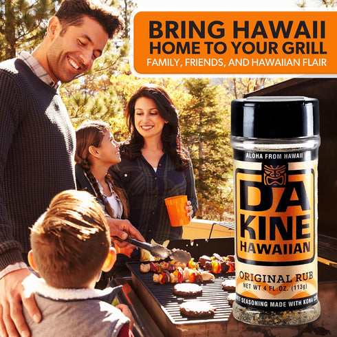 Da Kine Hawaiian Premium BBQ Dry Rub Seasoning - Authentic BBQ Seasoning Blend, Perfect Gourmet Rub Spices for Smoking, Grilling & Cooking - Glute...