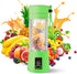 Portable Blender - Compact and USB Rechargeable Personal Travel Blenders for Smoothies, Shakes and Ice - Mini Fruit Juice Mixing Shaker Bottle - 3...