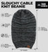 Tough Headwear Slouchy Beanie Hats for Women, Oversized Mens Beanie Hat, Knitted Beanie, Running Gear for Men,Womens Fall Hat...