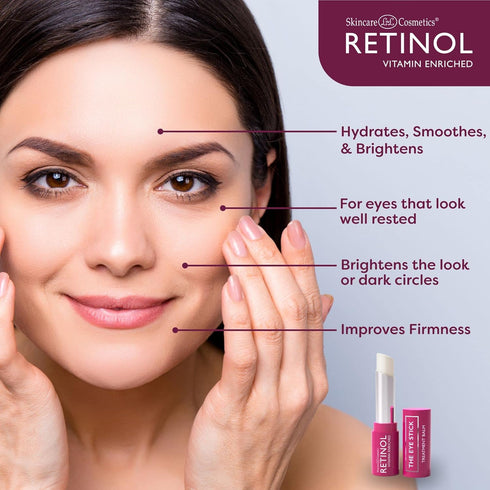 Retinol Anti-Aging Eye Stick – Treatment Balm – Your Beauty Secret for Younger Looking Eyes – Hydrates, Firms, Brightens, and Smooths Fine Lines –...