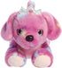 Aurora® Vibrant Bright Fancies™ Princess Tutti Puppy™ Stuffed Animal - Eye-Catching Fun - Delightful Cuddles - Purple 7 Inches...