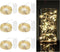 TingMiao 6 Pack Fairy Lights Battery Operated 7.2 ft 20 LED Mini String Lights Waterproof Silvery Copper Wire Firefly Starry Lights for Wedding Be...