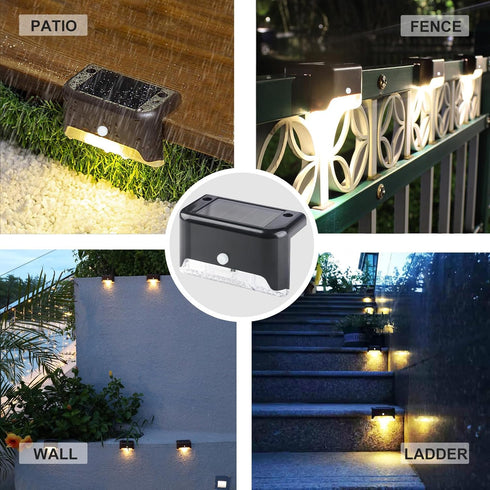 Solar Pool Light Cold White(8 Pack), Solar Deck Lights Outdoor Waterproof Led, Solar Step Lights Stairs Lights Fence Lights Patio Lights Pathway L...