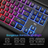 Rii Gaming Keyboard,87-Keys RGB Backlit Compact Keyboard,Silent Computer Keyboard,USB Wired Keyboard for Laptop,PC,Windows,Mac...