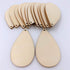 NUO RUI Unfinished Wood Teardrop Earring Pendant 2 1/2" x 1 3/8" Blanks Laser Cut Jewelry Shapes 25 Pieces...