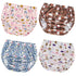 Joyo roy 4Pcs Plastic Diaper Covers for Girls Plastic Underwear for Potty Training Underwear for Girls Toddler Rubber Pants for Babies and Toddler...