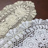 Hetao 12x35 100% Cotton Handmade Crochet lace Table Runners Oblong Tablecloth Doilies Doily,Beige...