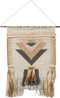 Primitives by Kathy Allure Hand Woven Wall Hanging, 12"" x 19"", Pink/Grey (39856)...