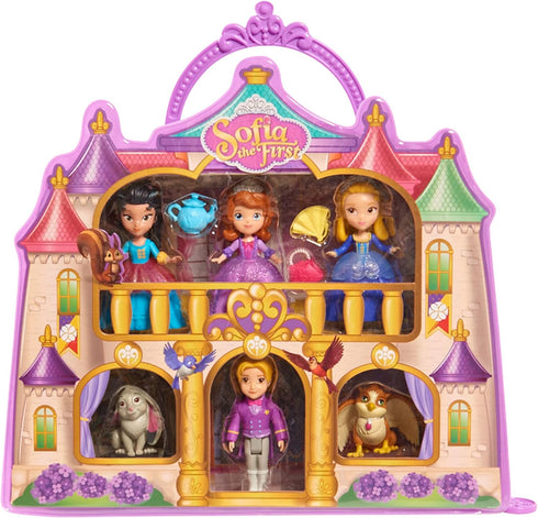 Sofia the First Castle Carry Case and Accessories, 3-inch Figures, Kids Toys for Ages 3 Up, Amazon Exclusive by Just Play...