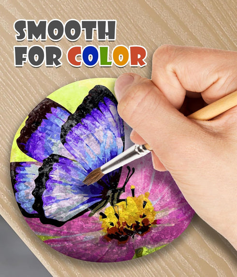 River Rocks for Painting Rock Painting Supplies Rocks to Paint River Rock Paint Flat Stones for Crafts River Stones for Painting Smooth Flat Rocks...