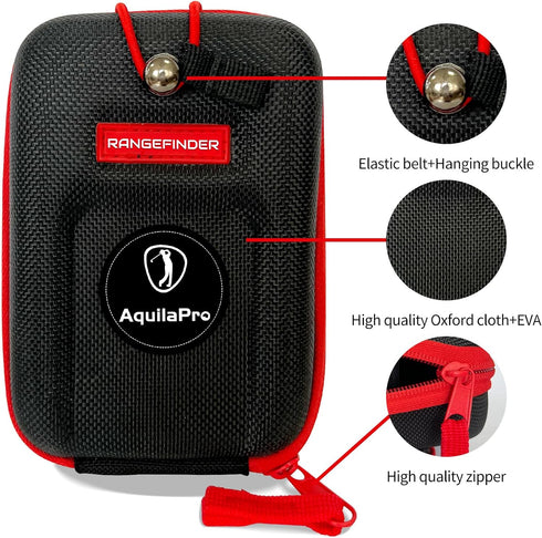 Golf Rangefinder Case, Compatible for Bushnell/Callaway/Tectectec, Waterproof, Shockproof & Moisture-Proof, Includes Carabiner & Hook Strap, Ideal...