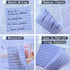 800Pcs Transparent Sticky Notes, 3"x3" Clear Sticky Notes with lined, Waterproof Translucent Sticky Note Pads for Books Annotation, Clear Post it ...