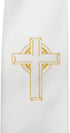 Boy's First Communion Tie with Gold Embroidered Cross...