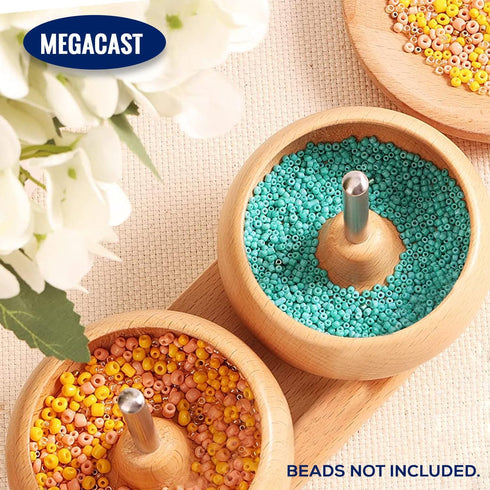 Bead Spinner Making Kit for Jewelry Making, DIY Seed,Clay Beads, Waist Beads, Bracelets with 2 Bowl and 2 Needles...