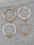 Bohemian Bracelets for Women Gold Beaded Stackable Stretch Bracelet Set Butterfly Elastic Multilayer Colorful Charm Bracelets Summer Beach Jewelry...