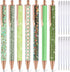 Sherr 7 Pcs Fancy Pens for Women Cute Pens Sparkly Glitter Pens with 10 Pcs Black Ink Refills Pretty Pen Gifts Journaling Pens for Girls Office Sc...