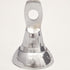 One Dozen 2-inch High Silver Bells Wedding Motorcycle Brass Bells Chrome Plated...