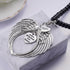 Memorial Car Charm Angel Wings, Memorial Gifts for Loss of Mother, Sympathy Gifts for Loss of Loved One in Heaven, in Memory of Mom Rear View Mirr...