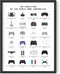 HAUS AND HUES Retro Video Game Poster for Wall, Gaming Decor, Video Game Room Wall Art for Boys, Gaming Art Print for Gamers, Controller Poster UN...