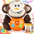 Insnug Plush Monkey Musical Baby Toys - Educational Montessori Stuffed Animal Light Up Toys Small Fun Sensory Brain Development for Newborn Infant...