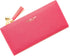 SUMGOGO Slim Wallet for Women Long Tassel Zipper Clutch Purse Handbag Card Case Wallet (rose red)...