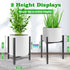 Airpark Plant Stand Indoor Adjustable, Metal Modern Plant Stand, Heavy Duty Stable Plant Pot Flower Holder Indoor Outdoor Corner, Fit 8 9 10 11 12...
