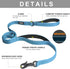 Fida 4 FT Heavy Duty Dog Leash with 2 Comfortable Padded Handles, Traffic Handle & Advanced Easy Snap Hook, Reflective Walking Lead for Large, Med...