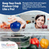 Bluapple Produce Saver with Activated Carbon - Ethylene Gas Absorber, Keep Fruits & Vegetables Fresh Longer, Minimize Food Waste, Refrigerator Odo...