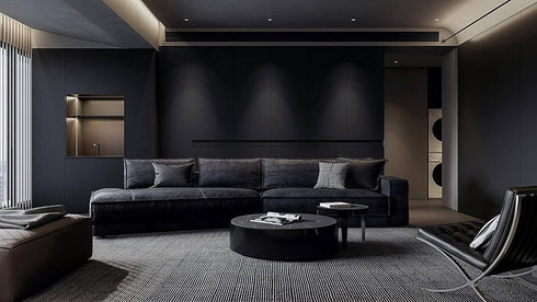 Dimoon 118"x15.7" Skin Wallpaper Thicken Black Matte Stick and Peel Wallpaper Removable Wallpaper Black Waterproof Black Contact Paper Pure Black ...