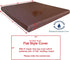 Dogbed4less 1 Pack Internal Duvet Case Waterproof Zipper Dog Bed Cover for Extra Large 47"x29"X4" Memory Foam Pad Pet Bed - 51"X33" FLAT...