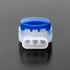 QWORK 50 Pack 3 Wire Connectors Electrical IDC 314-BOX Pigtail Connectors for 22-14 AWG Cables...