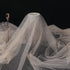 60" x 4 Yards Champagne Glitter Tulle Fabric Sequin Tulle Roll Bolt for Sheer Bridal Veil Wedding Arch Backdrop Decor Tutu Skirts DIY Sewing Craft...