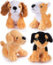 Plush Puppies Set for Toddlers Toys | 4 Plush Talking Animals | 4 Plush Stuffed Puppy Dogs | Plush Stuffed Puppies | Bulk Assorted Puppies | Baby ...