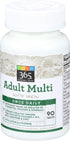 365 Everyday Value, Adult Multi with Iron, 90 ct (packaging may vary)...