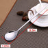 IQCWOOD Spoons, 8 Pieces Korean Spoon, 8.5 Inch Stainless Steel Table Soup Spoons with Long Handles for Home, Kitchen, or Restaurant Flatware Set...