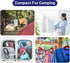 Portable Travel Clothesline Cord, Caudblor Adjustable 33ft Camping Clothes line, Laundry Drying Rope for Hotel Trip, Cruise, Outdoor/Indoor, with ...