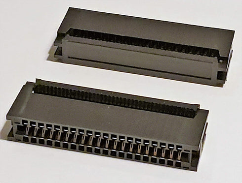 5-Pack 40P 2x20 2.54mm Spacing IDC Card Edge Connector, 40 Pins CE for 1.27mm Pitch Ribbon Cable...